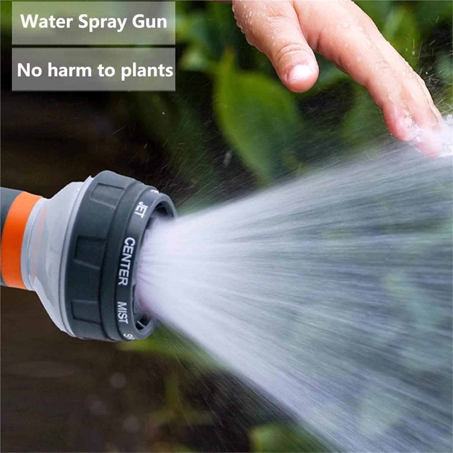 1-5Pc Garden Watering Gun 8 Modes High Pressure Sprayer Adjustable Irrigation Watering Nozzle Plant Lawn Yard Sprinkler(Kit2)