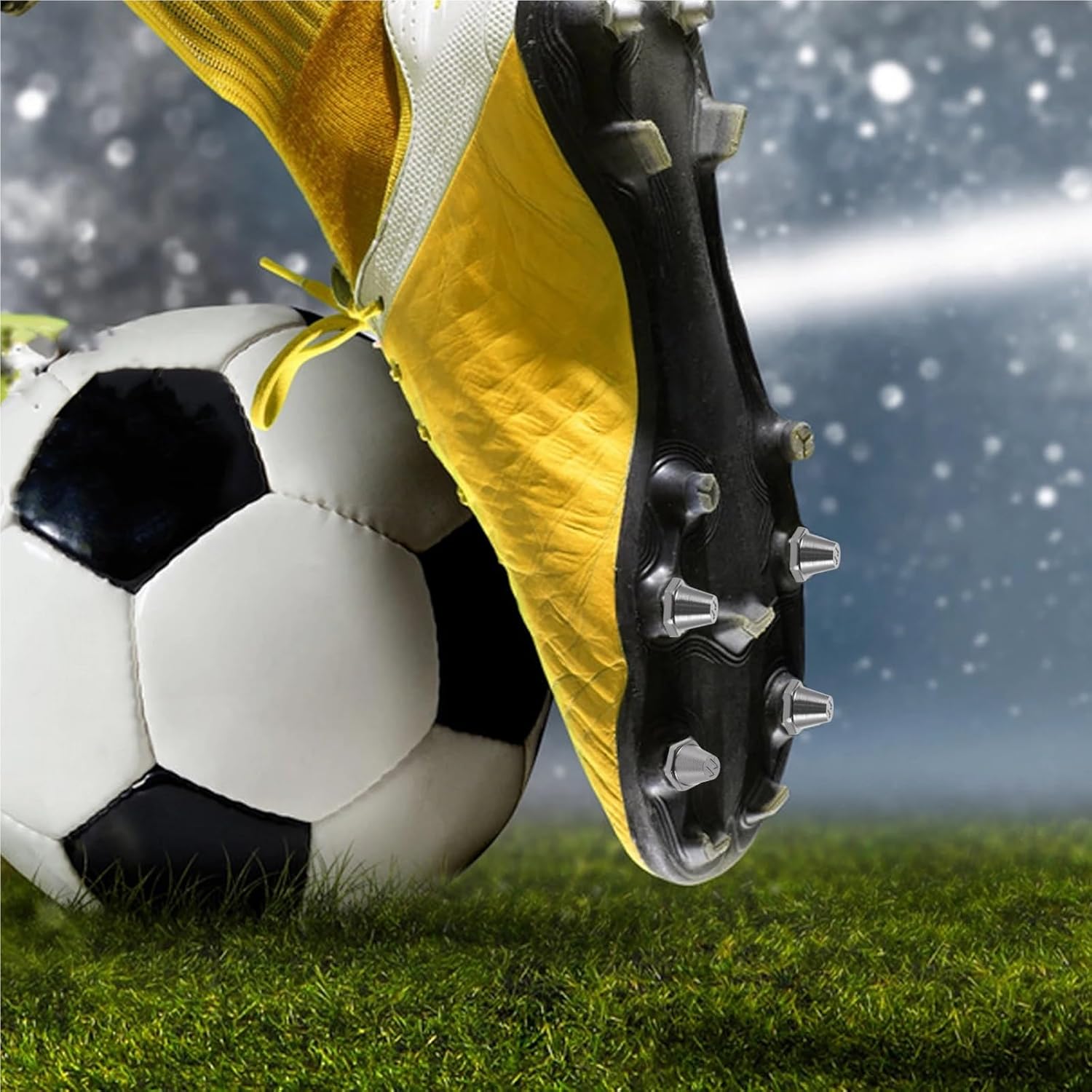 Football Boot Studs 15pcs Nail Football Nails Man Stud Replacement Spikes for Track Shoes