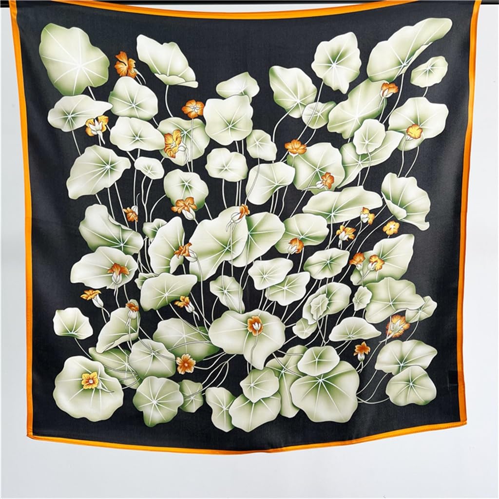 Sciarpa di Seta Moda Femminile Sciarpa Quadrata Versatile Sciarpa di Seta Reale Sciarpa Decorativa Scialle Piccolo