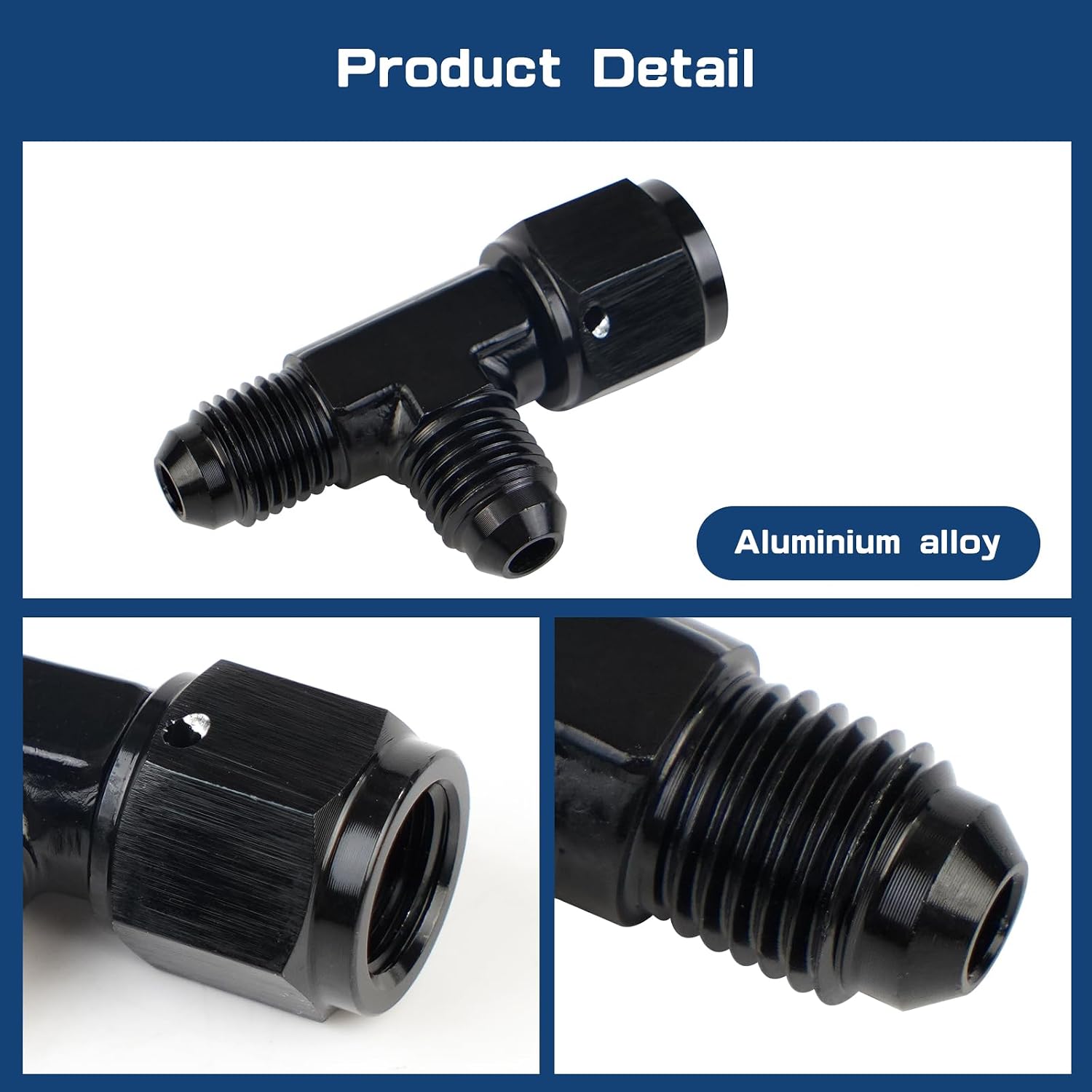 Steam Vent Hose Kit 4 AN Aluminum Complete Coolant Crossover Transmission Fluid Cooler Hose Line Stainless Steel with Hardware and Hoses Kit Compatible With LSX LS1 LS2 LS6 LM7 Black