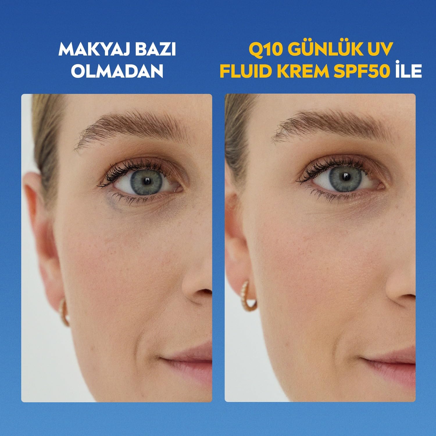 NIVEA SPF50 Q10 Kırışıklık Karşıtı Gündüz Yüz Bakım Kremi 40ml,Nemlendirici,Makyaj Bazı,Tüm Cilt Tonları (2 paketi)