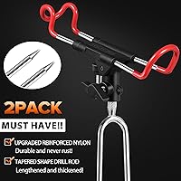 Vista 2 de Plusinno Soportes para cañas de pescar - Equipo actualizado de soporte para caña de pescar ajustable a 360 grados para orilla, playa, regalo