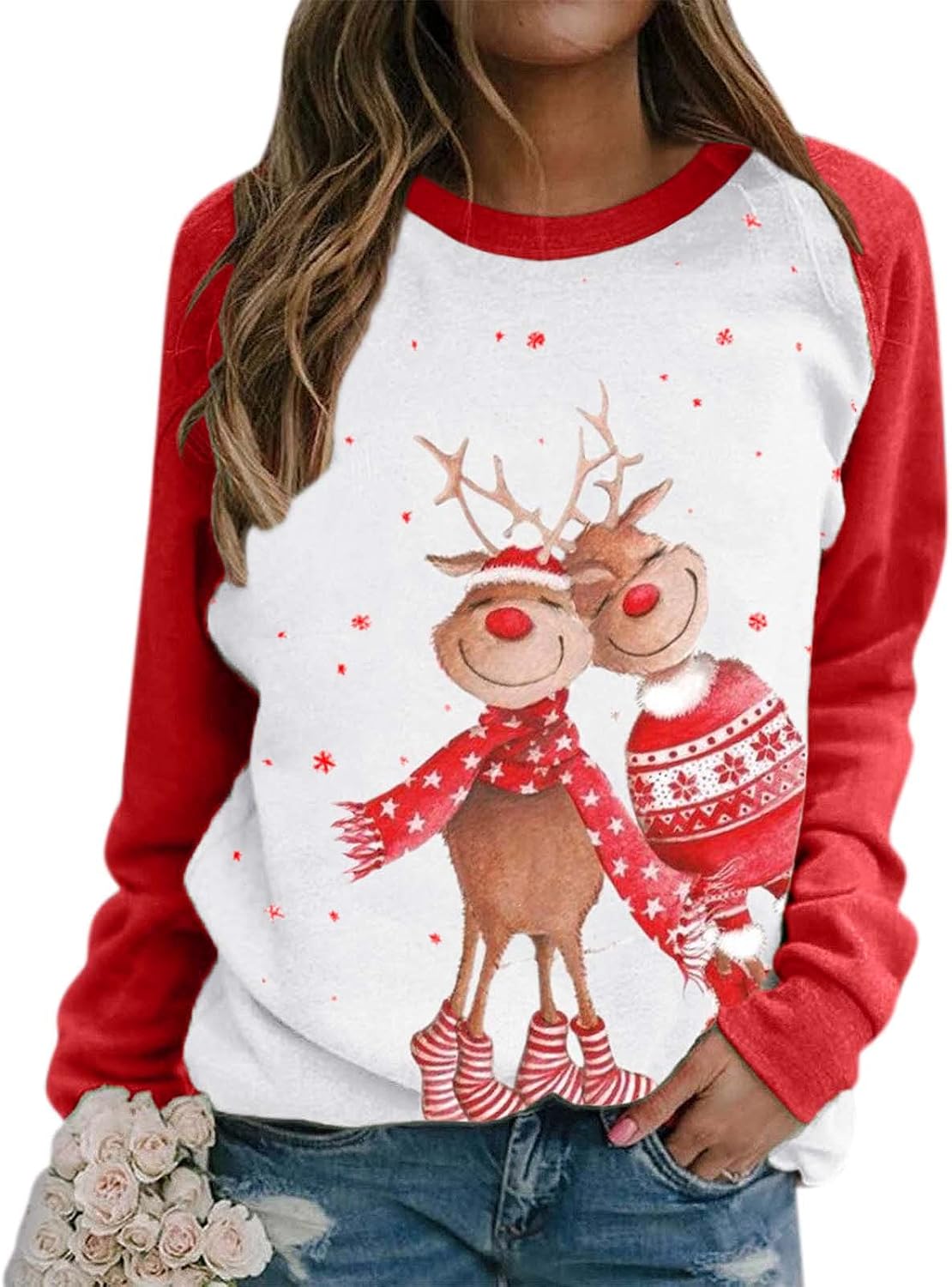 Christmas Shirts for Women Plus Size 