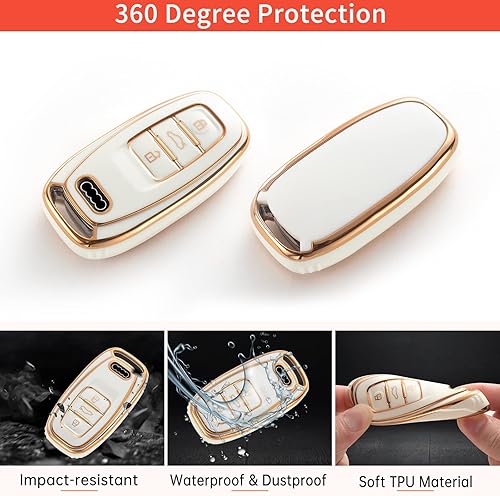 Miniatura 123 de Funda para llavero BMW con llavero, funda de TPU suave para llave compatible con BMW X1 X2 X3 X5 X6 X7 y Series 1 2 3 4 5 6 7 8 Remote Smart Key