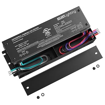 SELECT Lighting 12V, 30W Dimmable LED Driver | 4-in-1 ELV/MLV/TRIAC/0-10V, UL Listed Class 2 Power Supply, IP65 Waterproof Transformer for LED Strip & Tape Lights