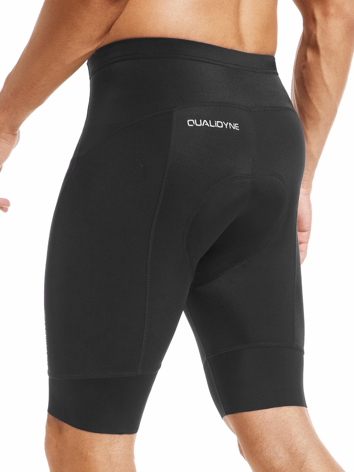Qualidyne Men's Cycling Bike Shorts 3D Padded Biking Pants Cycle Shorts