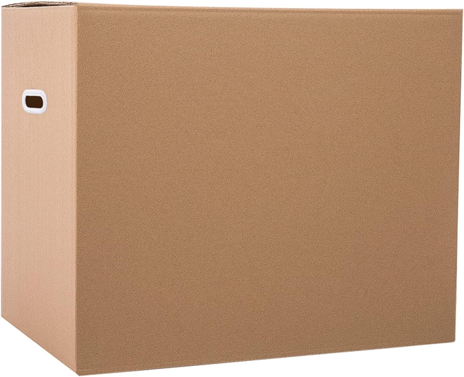 AviiSo Cajas Carton Mudanza Grandes con Asas, Caja de cartón de Doble Pared Resistente, 20x16x16 Pulgadas (Color : C, Size : 5-Pack)