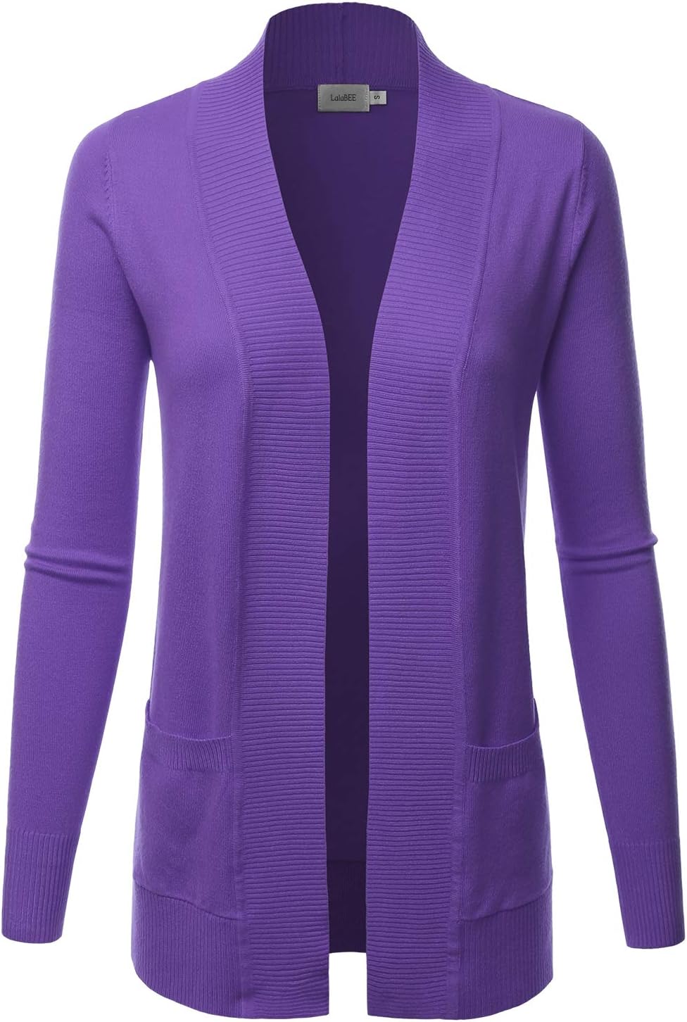 LALABEE Women's Open Front Pockets Knit Long Sleeve Sweater Cardigan(S~3XL)