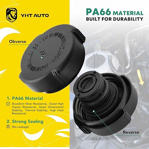 Miniatura 3 de Depósito de expansión de depósito de recuperación de refrigerante con tapa y sensor de reemplazo para BMW E38 728i E39 525i 528i 530i