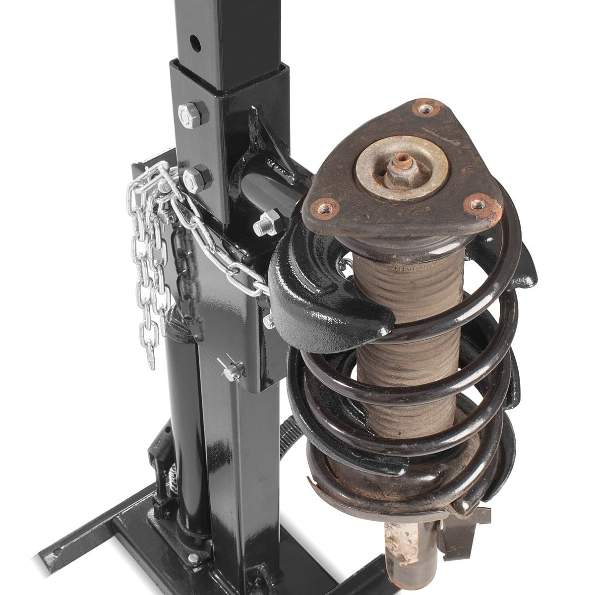 STAHLWERK Compresor hidráulico de muelle HSC-820 ST con 1t de fuerza de apriete para montar y desmontar muelles de amortiguador | Herramienta Tuning | Compresor de amortiguador para vehículos de motor