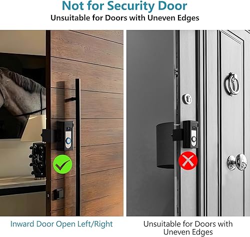 Miniatura 6 de Soporte para timbre de video antirrobo actualizado 2023, sensor de movimiento para timbre, soporte de montaje ajustable sin taladro, accesorios para