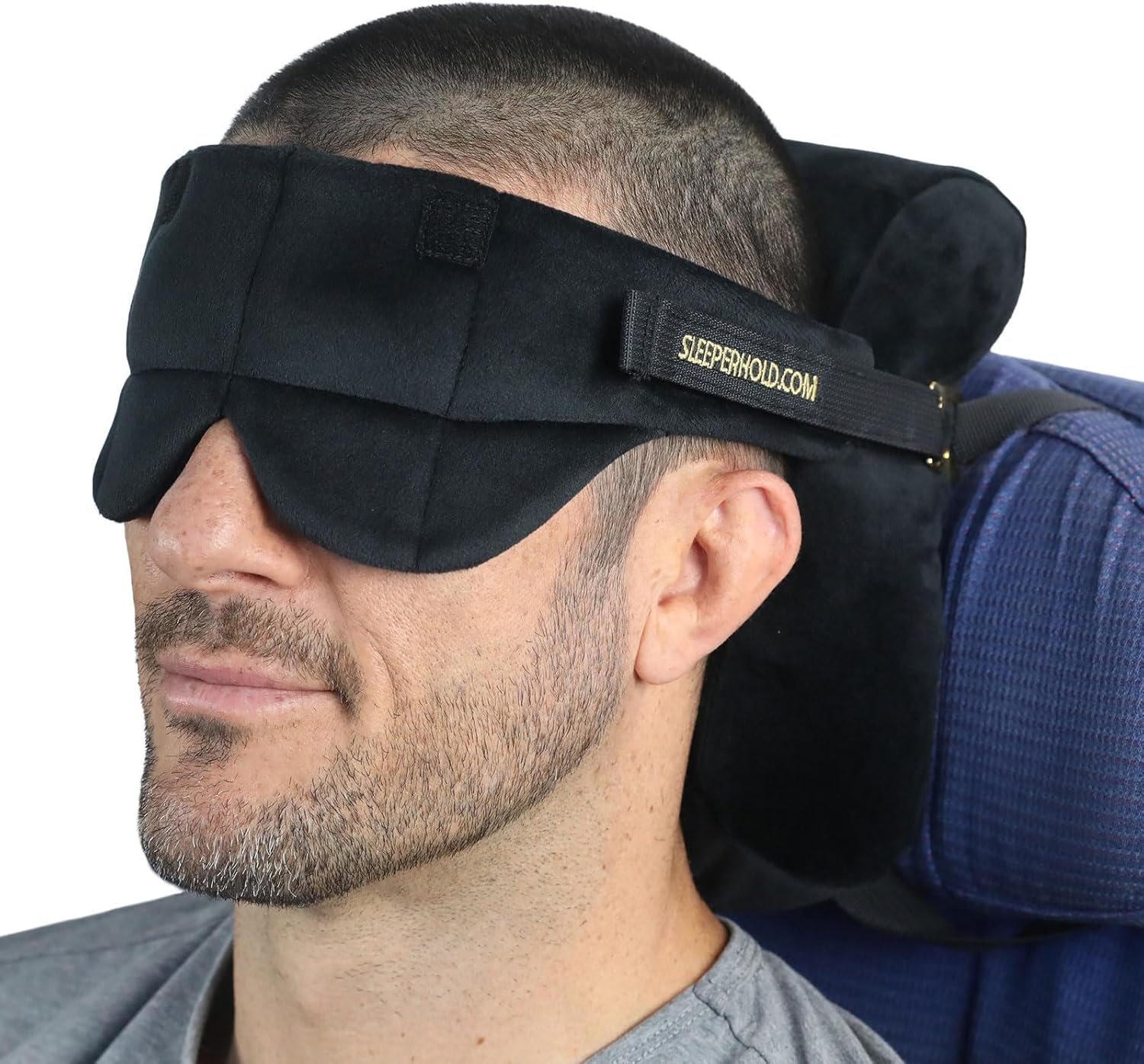 Almohada de viaje ajustable ligera portátil funda extraíble