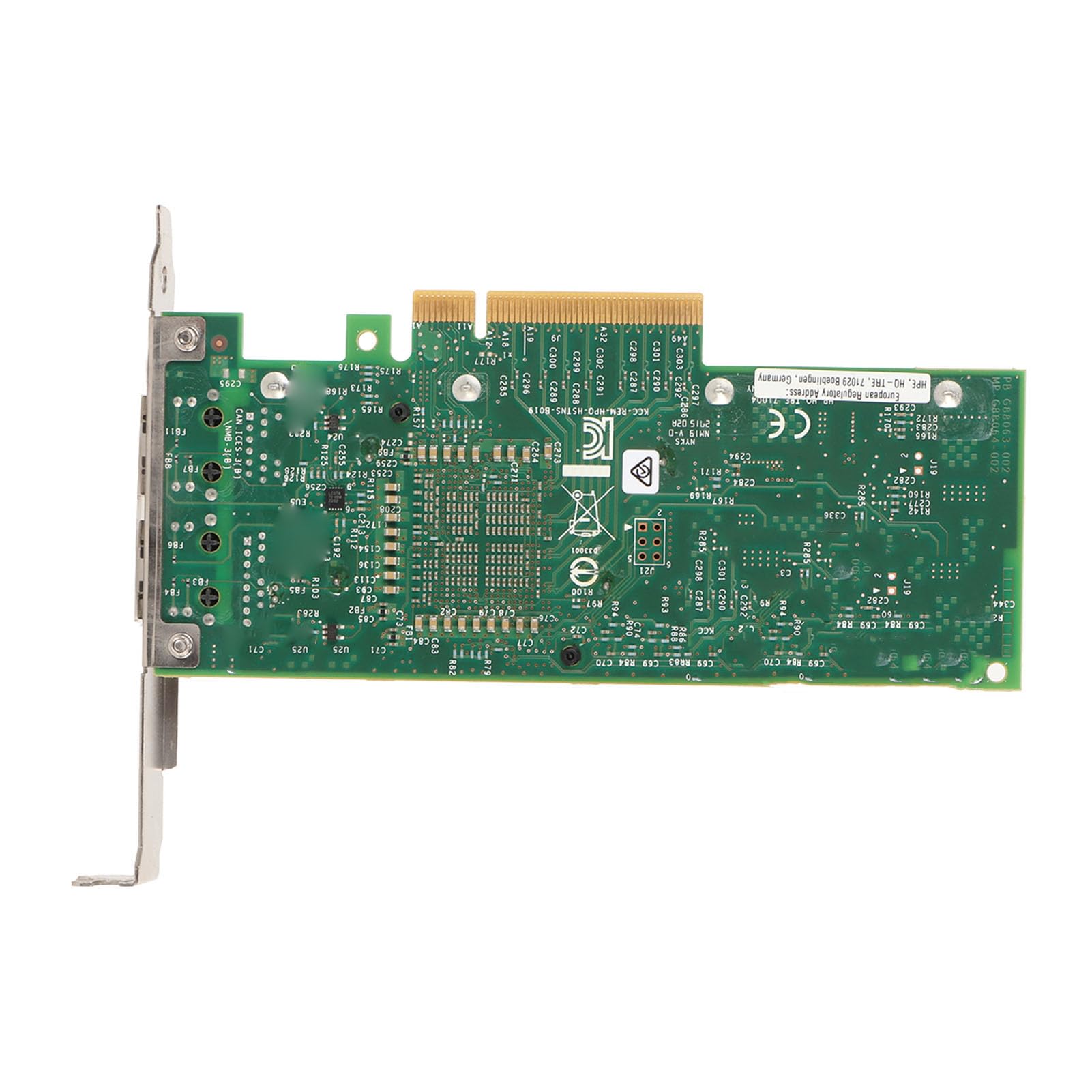 Scheda PCIe Dual Port RJ45 10 GB NIC PCIe X8 716589 002 Adattatore Gigabit Ethernet Ad Alta velocità