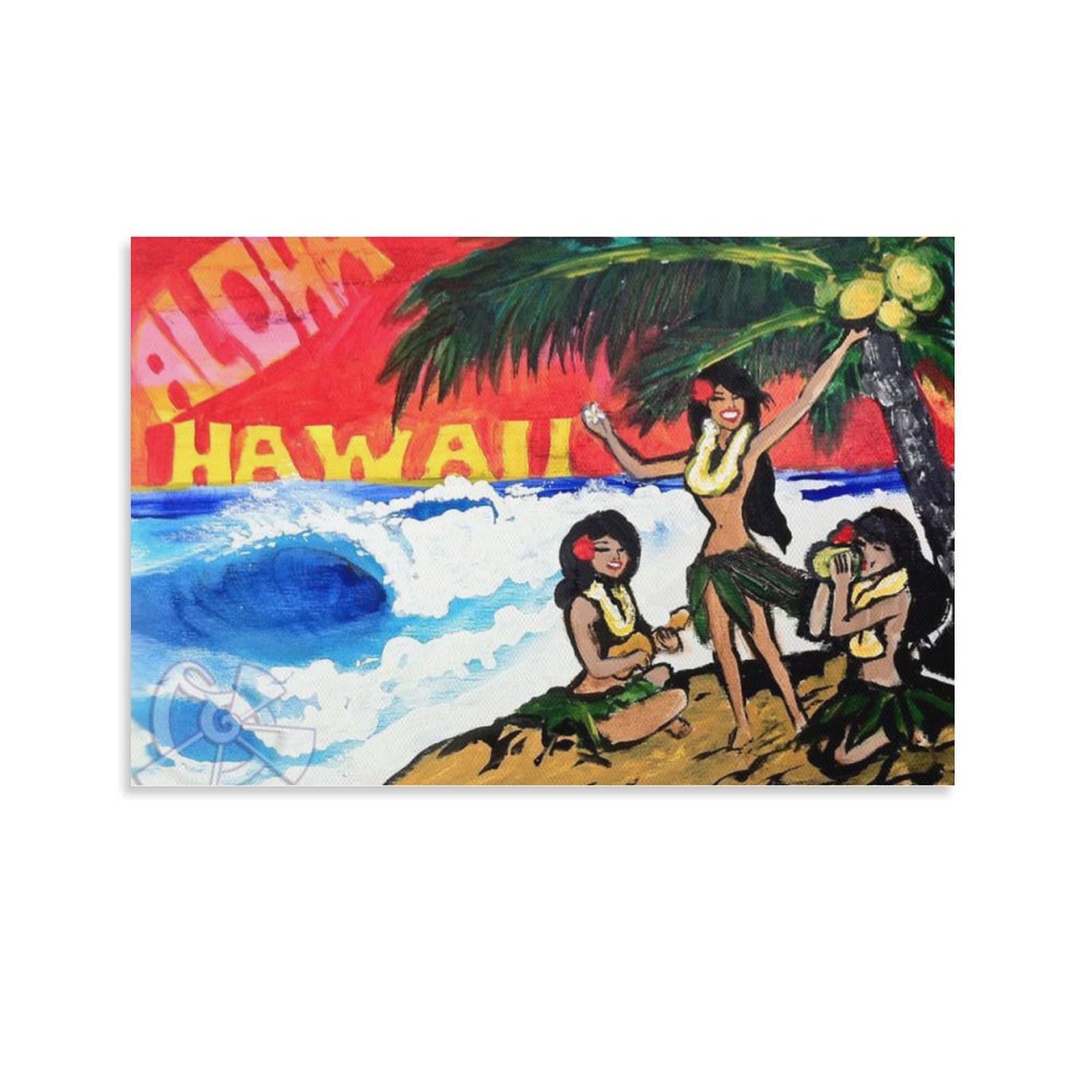 Amazon.co.jp: ハワイの絵画 サーフアートの通販サイト ハワイの絵画