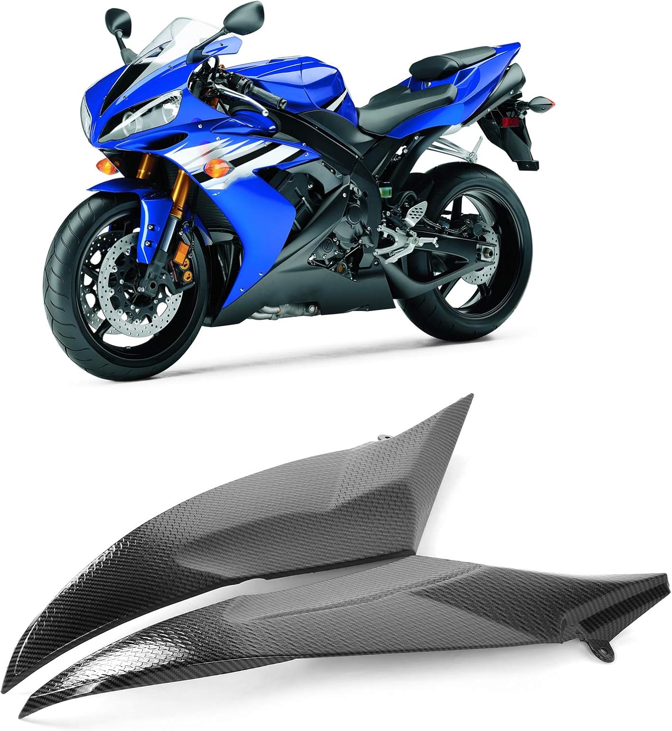 Szénszálas panel részletes nézete és felületkezelése