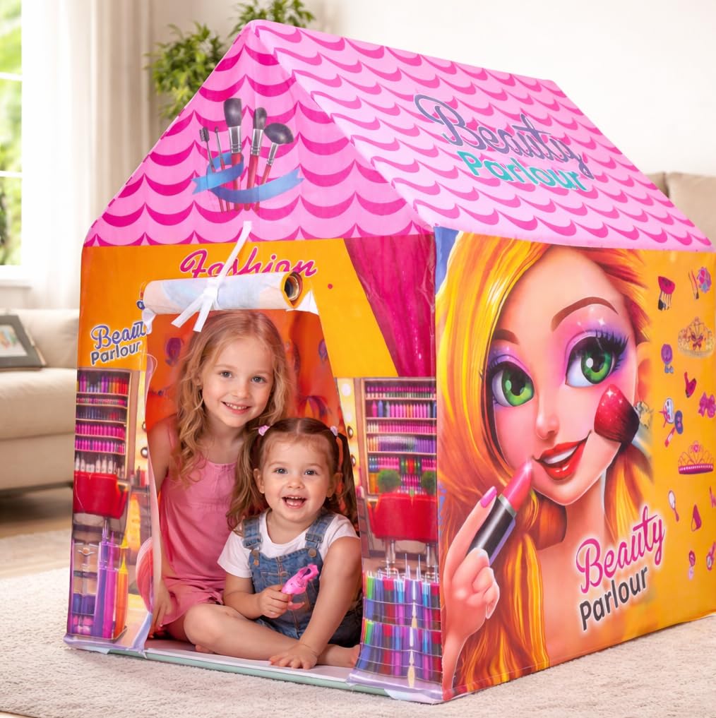 tent makeup Buy Mintorsi Kids Beauty Parlour Play House for Girls – Foldable Indoor & Outdoor Salon Pretend Play Tent with Colorful Print, Spacious Benetint was the first RSH-02 Divero 2er Set Camping Size:7.0m x 11.0m (23ft x 35ft)