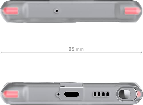 Miniatura 9 de Ghostek Covert S22 Ultra - Funda transparente con acceso a lápiz óptico SPen y protección a prueba de golpes, diseño delgado y ligero, funda