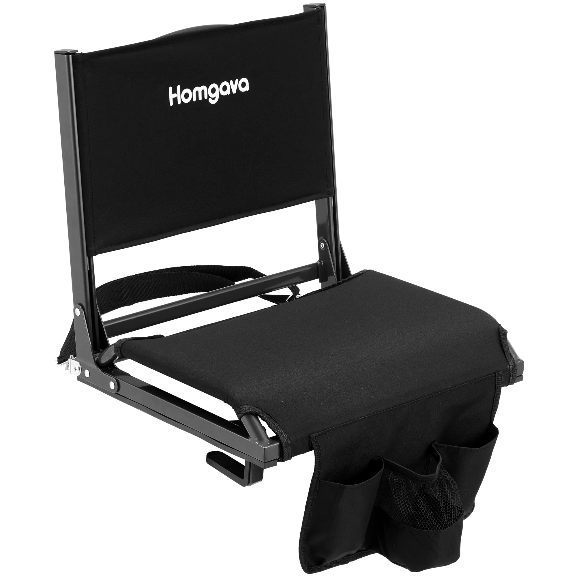 Homgava Folding Stadium Seat for Bleacher with Back Support