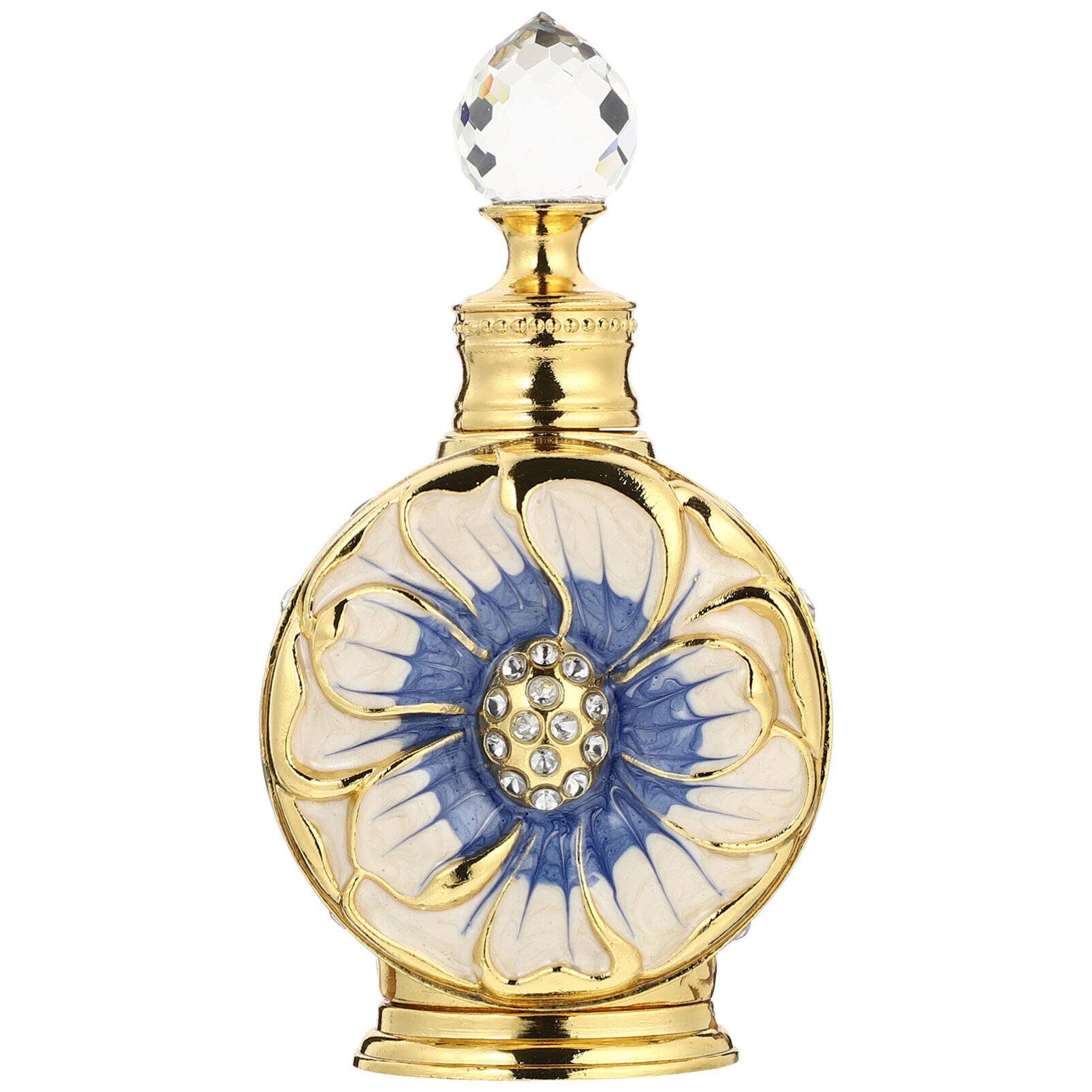 Healifty Essential Oil Dropper Bottle Vintage Glass Perfume Bottle, 12ml Decorative Refillable Perfume Bottle, Women Gift, Dropper Bottle for Essential Oils, Perfume Glass Vials Bottles-image-26
