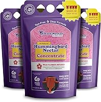 Vista 9 de sweet-seed Néctar de colibrí, concentrado, hace 3 veces el volumen, 1.5 L (50.7 onzas), prolonga la vida útil del néctar para comederos de colibríes