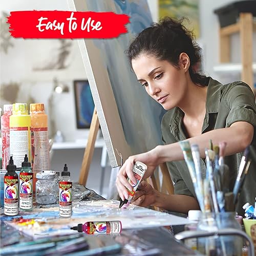 Miniatura 3 de Unicorn SPiT Gel Stain & Glaze in One  20 colecciones completas originales y brillantes con 10 barras de detalles finos TreBBies (4 onzas, Golden