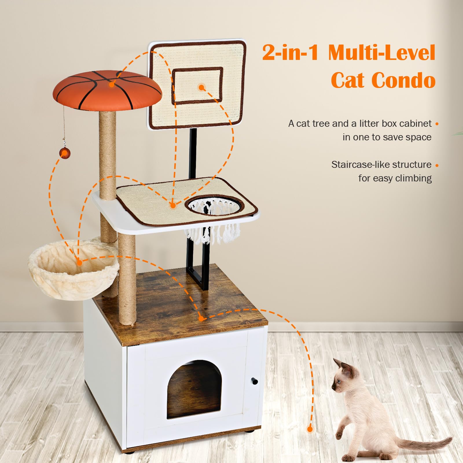 Arranhador Para Gatos Torre De Gatos Mercado Libre Armario Para