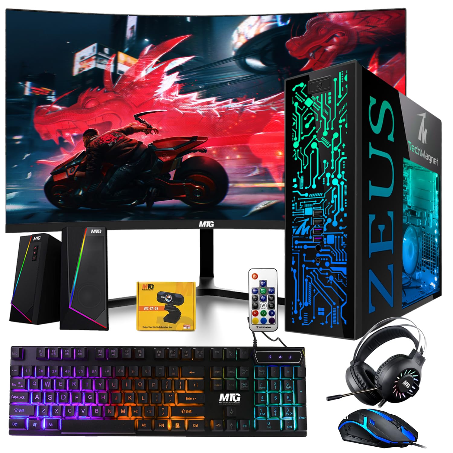 Amazon.com: TechMagnet Gaming Desktop PC, Intel i5 6th Gen, Zeus
