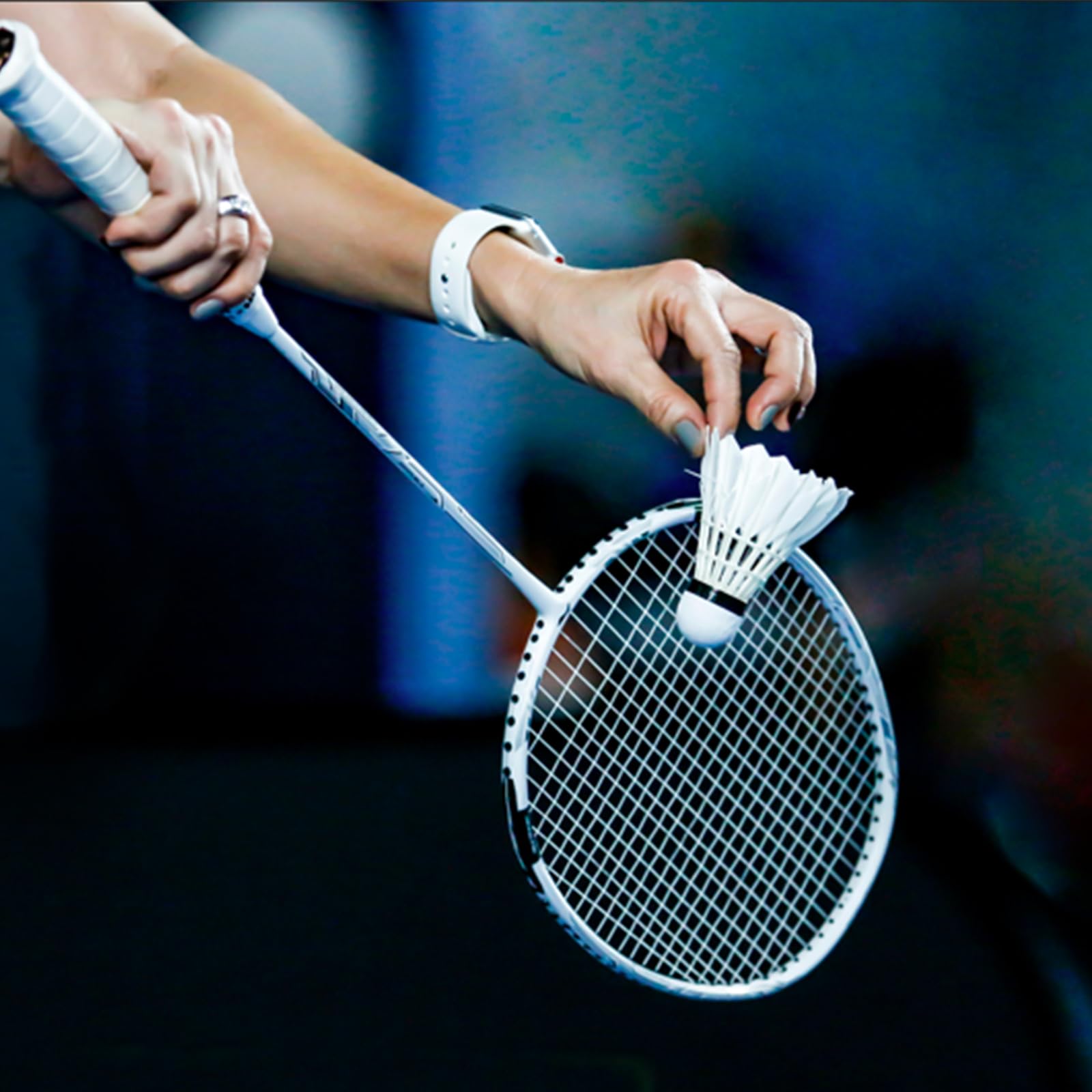 PATIKIL Badminton Œillet Extracteur, INOX Acier Raquette Œillets Clou Cône Badminton Raquette Outil Accessoire