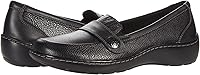Clarks Women's Cora Daisy Loafers - Comfortable Slip-On Casual Shoes with Ortholite Footbed