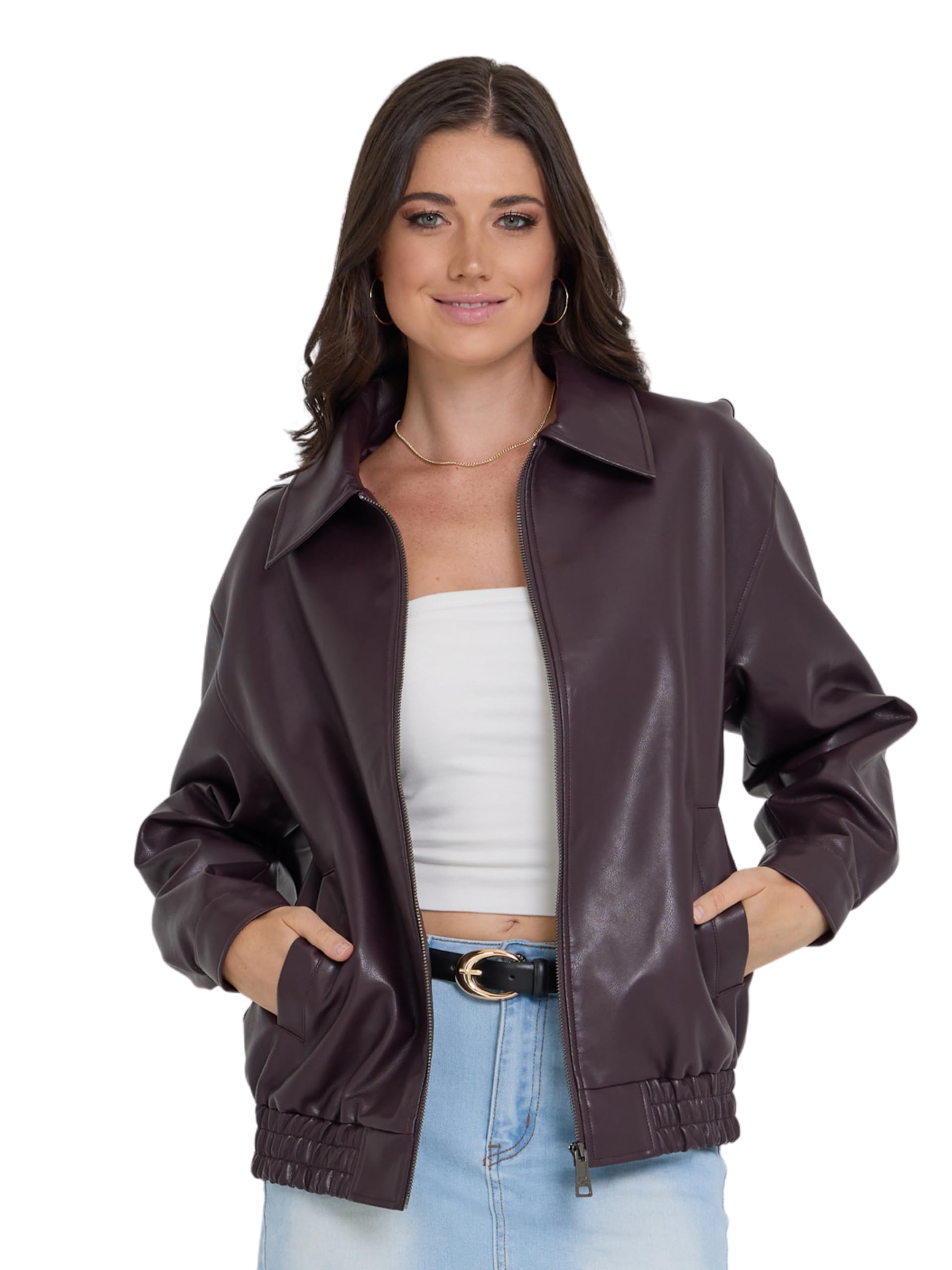 steve madden leather jacket women – faux leather oversized bomber jacket women, plus size motorcycle jackets