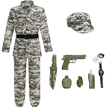 Army Costume for Kids Camo Trooper Soldier Special Forces Costume Halloween Cosplay