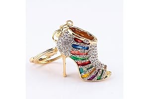 Decorative Gifts for Women and Girls: Yosoo Chic Keychain Bling Charm for Car Bag Key
