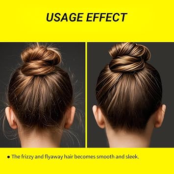 Hair Finishing Stick Gel for Flyaways, Non-Greasy Hair Tamer Shaping Gel for Kid with Moisturizing Formula for Instant Frizz Control