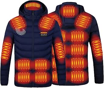 Veste Chauffante Femme, Gilet Chauffant Femme Avec 10000Mah, Veste Chauffante Ho