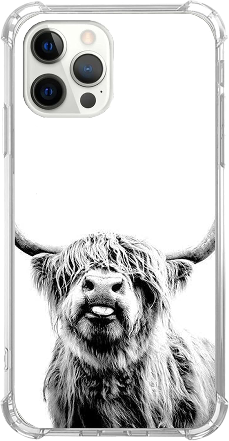 Scottish Highland Cattle Phone Case Compatible with iPhone