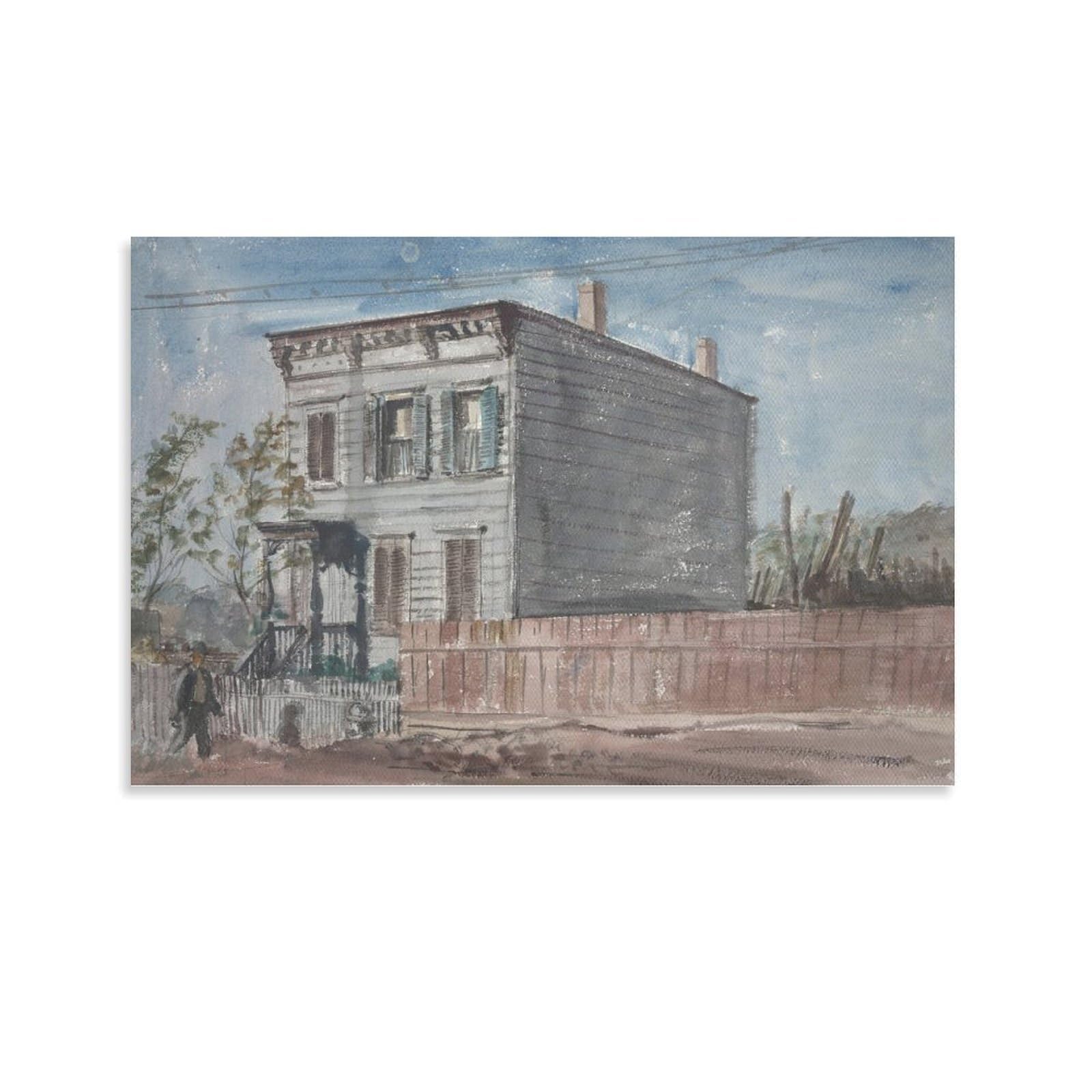 KLAGCBDF Reginald Marsh Untitled (1) Posters Wall Art Painting Canvas Prints Decor Poster Artworks 24x36inch(60x90cm)