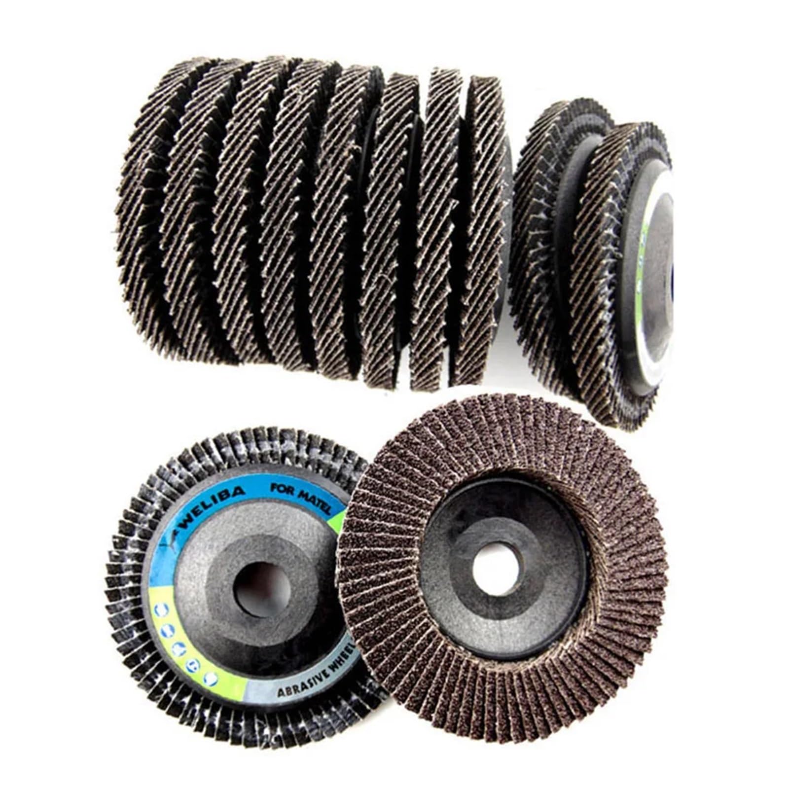 5 sztuk tarcze szlifierskie tarcze listkowe tarcze szlifierskie 115/125 mm 4,5/5 cala 40/60/80/120 ziarnistość szlifierka kątowa narzędzie ścierne narzędzia do drewna (5 szt. ziarnistość 103 cm,