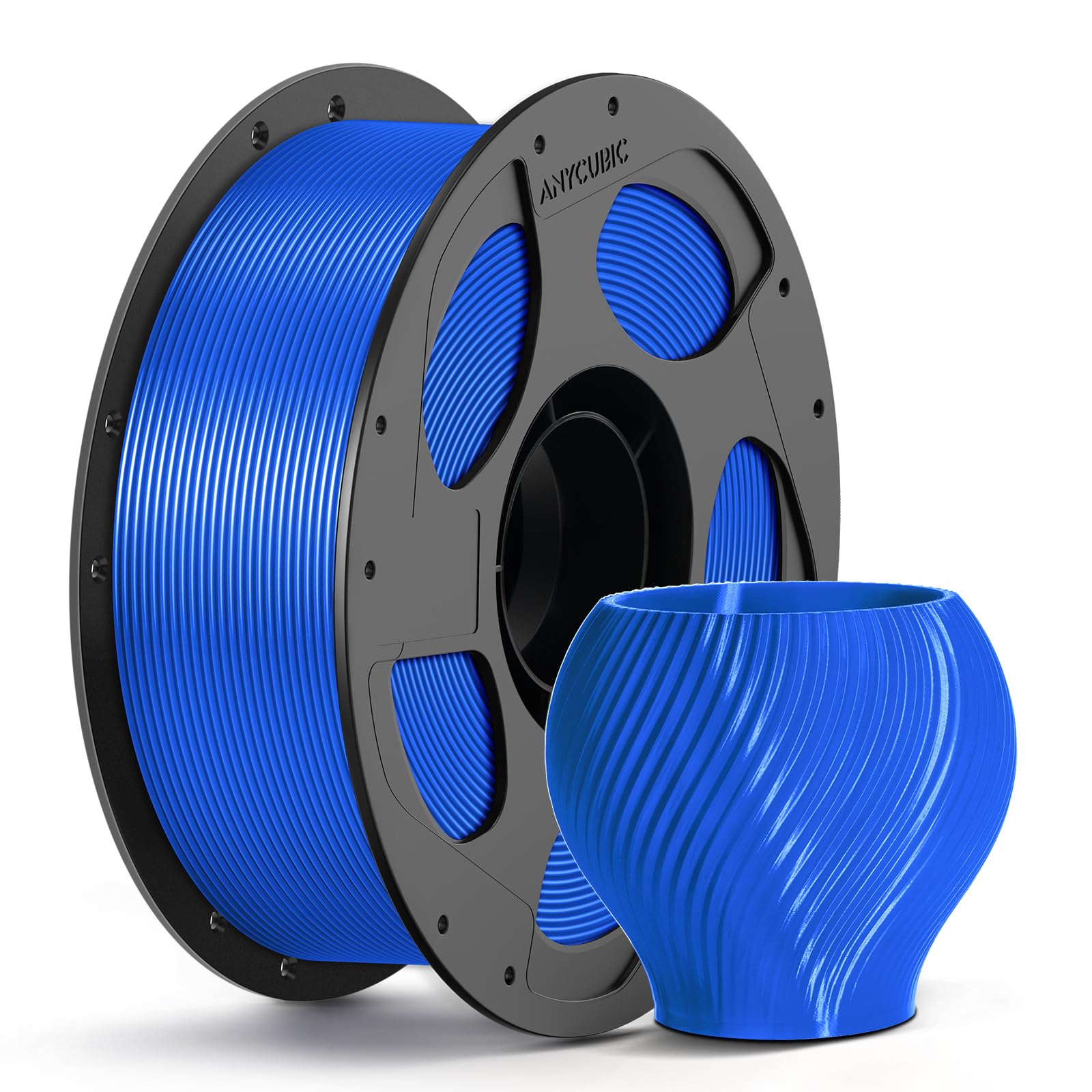 ANYCUBIC PETG Filament 1.75mm, 1KG Reusable Spool, Lake Blue