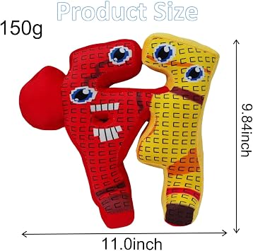 Brainrot Plush, Strawberry Elephant Plush, Cute Italian Toy Tralalero Shark Plushie for Fans Birthday Home Decor (F)