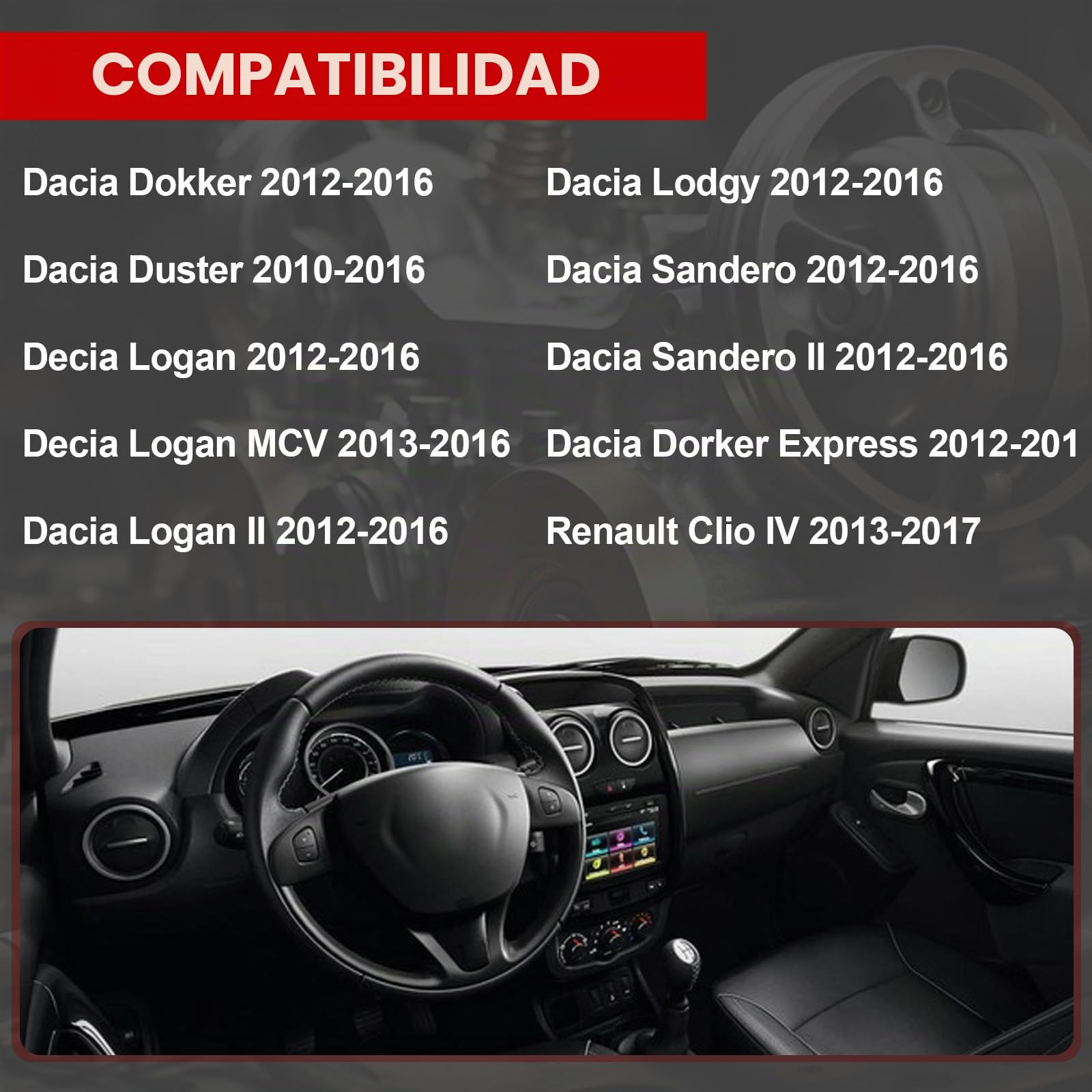 Interruptor de columna de dirección Dacia Dokker Duster Logan Lodgy Sandero Clio IV Interruptor de señal de giro Indicador de columna de dirección 8201167988 681726046R 255405056R 255400337R