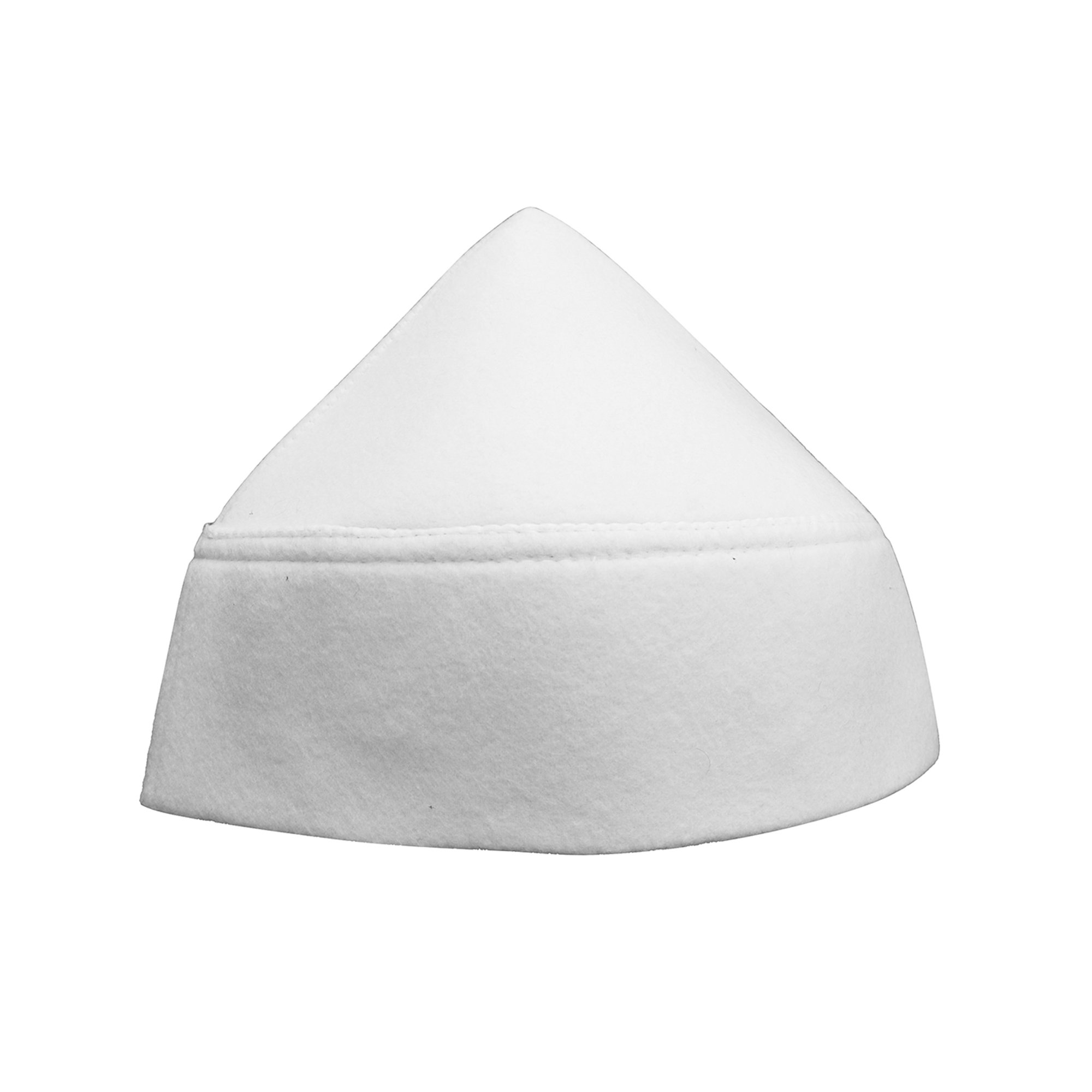 TheKufiBlack Naqshbandi Sufi Taj Faux Felt Pointed Kufi Hat