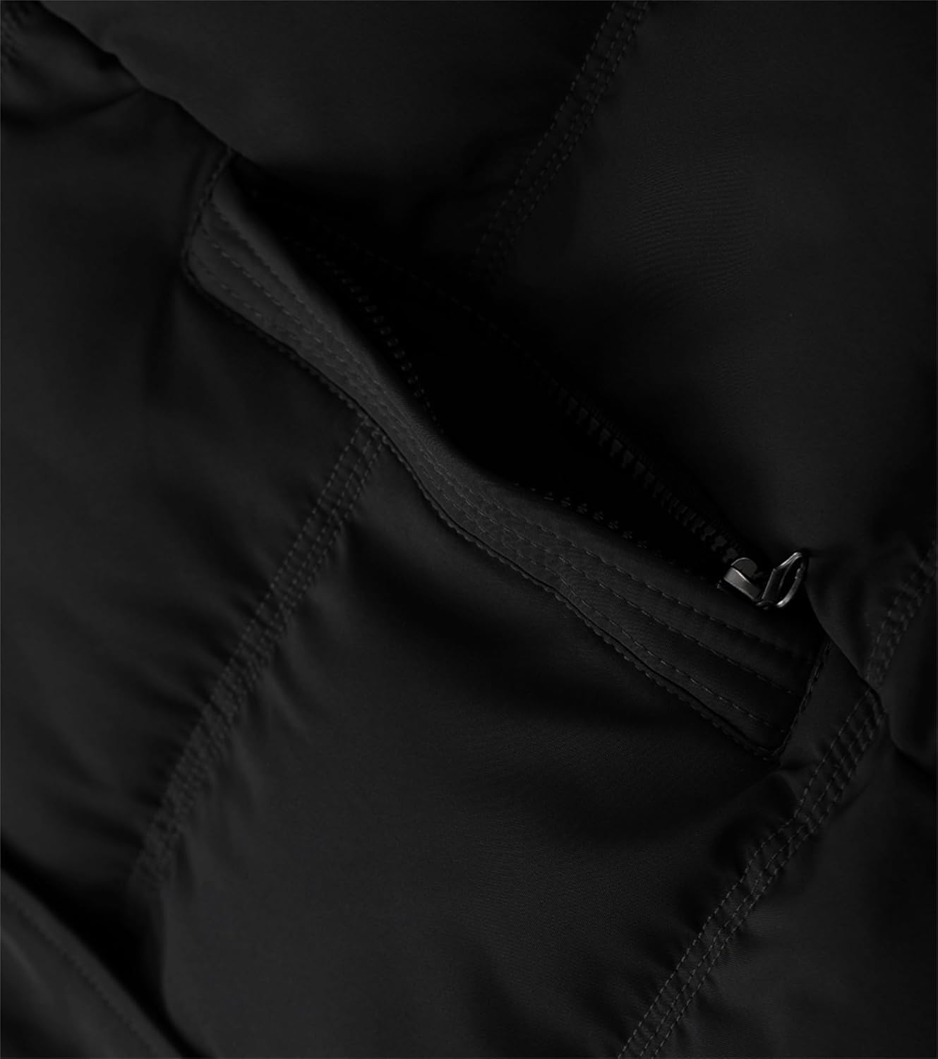 GGleaf Women's Hooded Warm Winter Coat (Standard & Plus Size) Quilted Thicken Puffer Jacket with Removable Fur Hood - Image 7