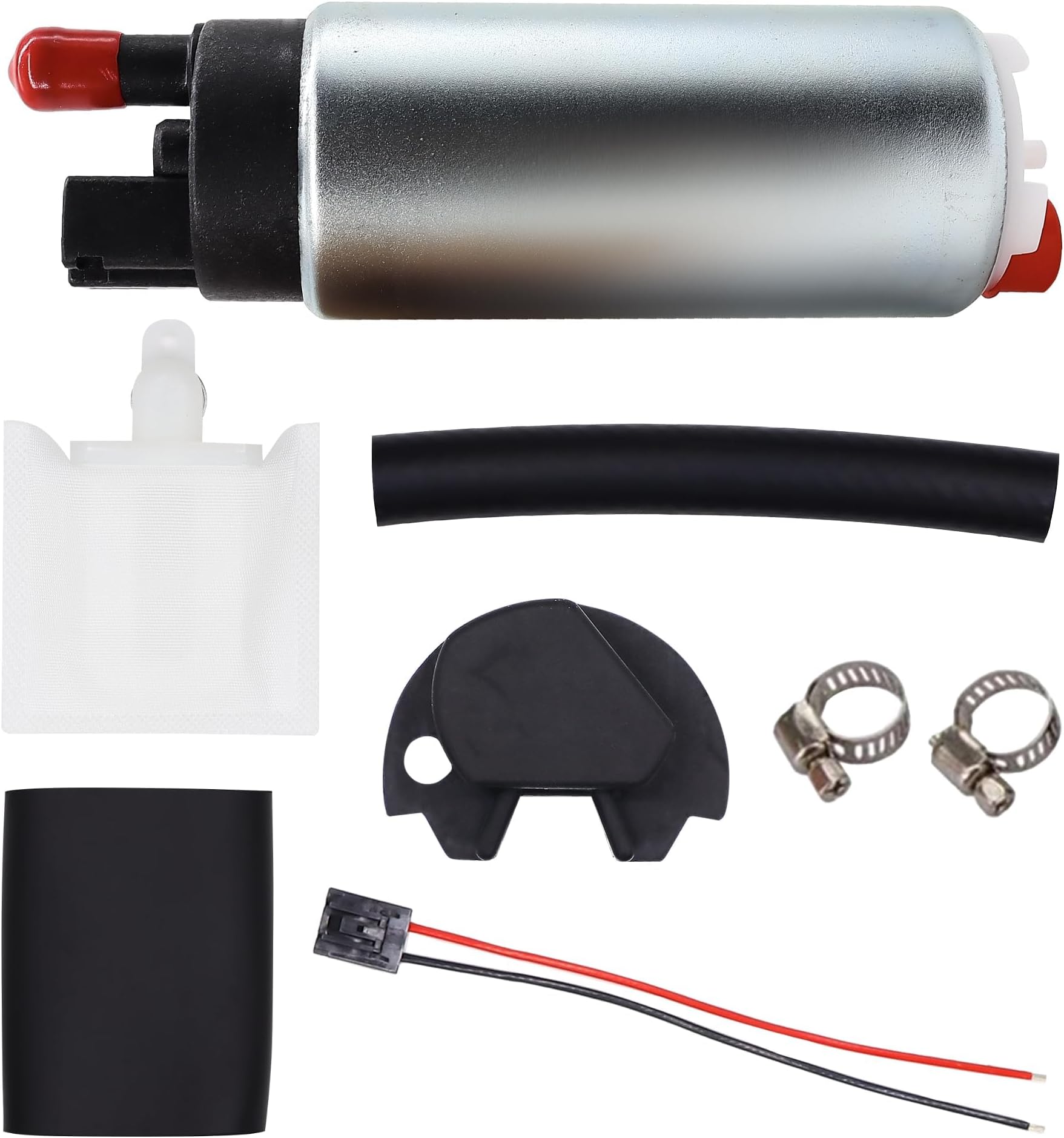 OXCANOGSS341 Fuel Pump 340LPH Electric Fuel Pump High Performance Replacement for Walbro 255LPH GSS341 Intank Fuel Pump with Installation Kits