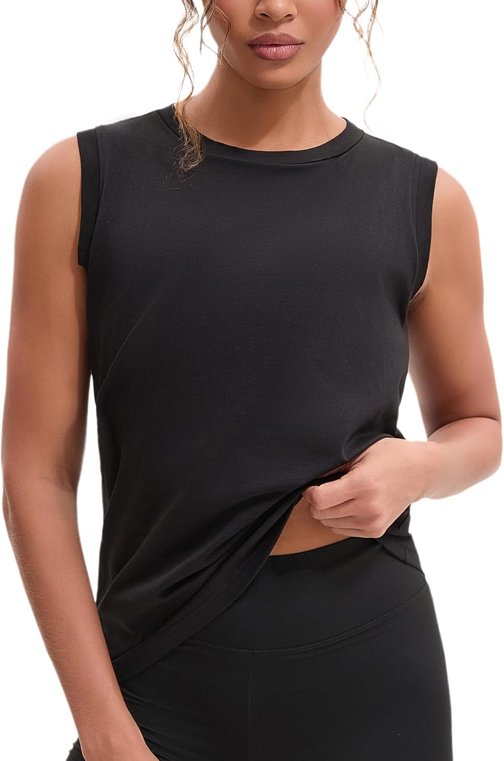 JARAZIN Women Tomboy Transgender FTM Built-in Elastic Band Long Chest Binder Swim Tank Top - Image 4