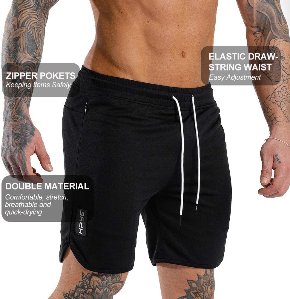 Wangdo Men's 7" Running Shorts with Zipper Pocket for Gym & Athletics - Image 6