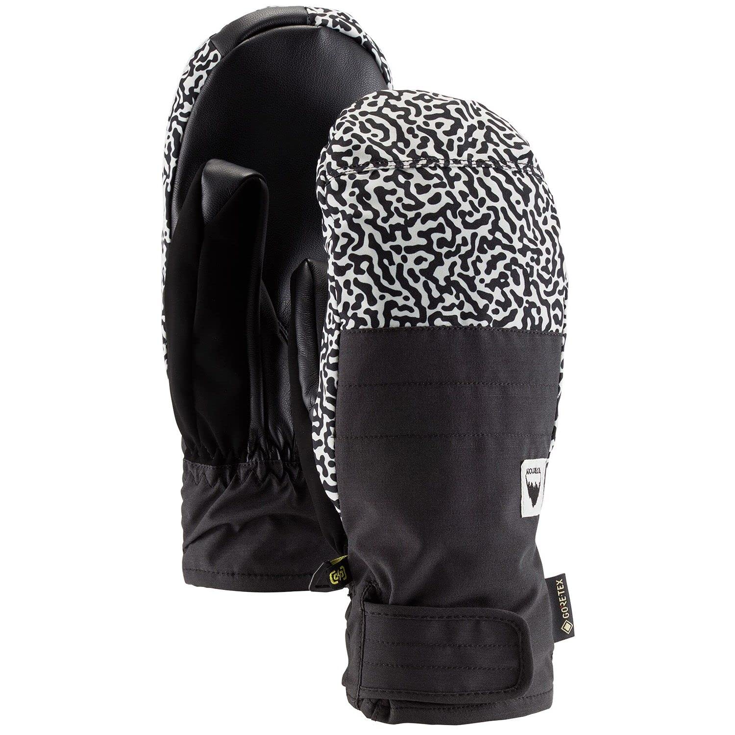 Burton Men's Standard Reverb Gore-Tex Mitten, True Black/PJ Print, Medium