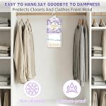 10-Pack Absorbeurs d'humidité Sacs de déshumidificateur suspendus, Emballages d'absorbeur d'humidité sans fragrance pour placard, Salle de bains & Sous-sol, déshumidificateur Sacs pour le stockage, élimine l'humidité & Orfèvres