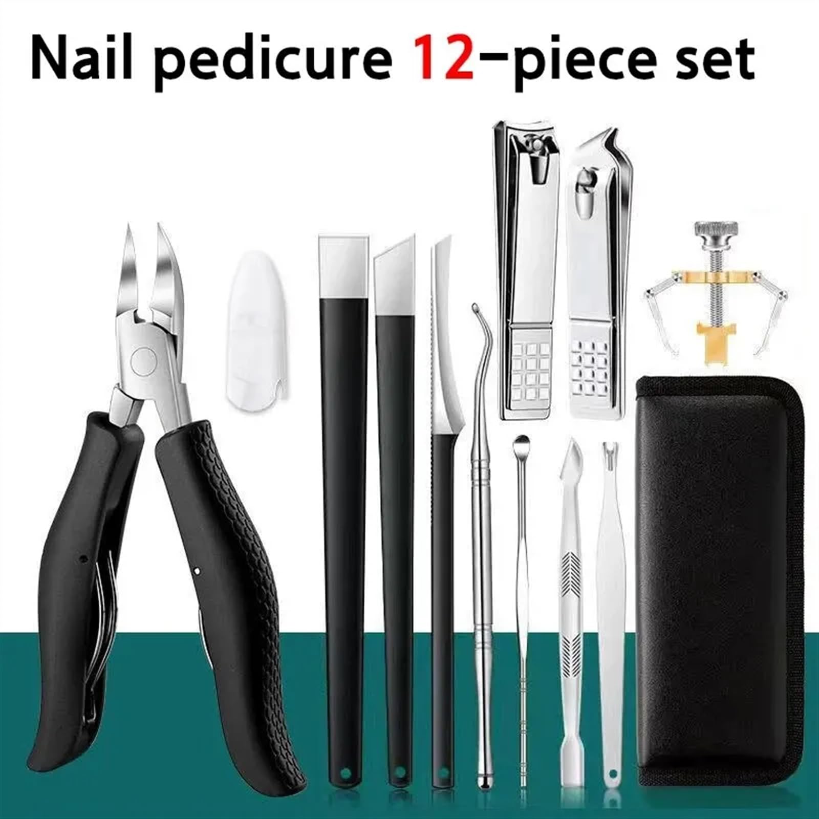 Zestaw obcinaczy do paznokci zestaw obcinaczy do paznokci dla mężczyzn, narzędzie do pedicure do domu zanokcica przenośny nóż do manicure wysokiej jakości nożyczki martwy naskórek