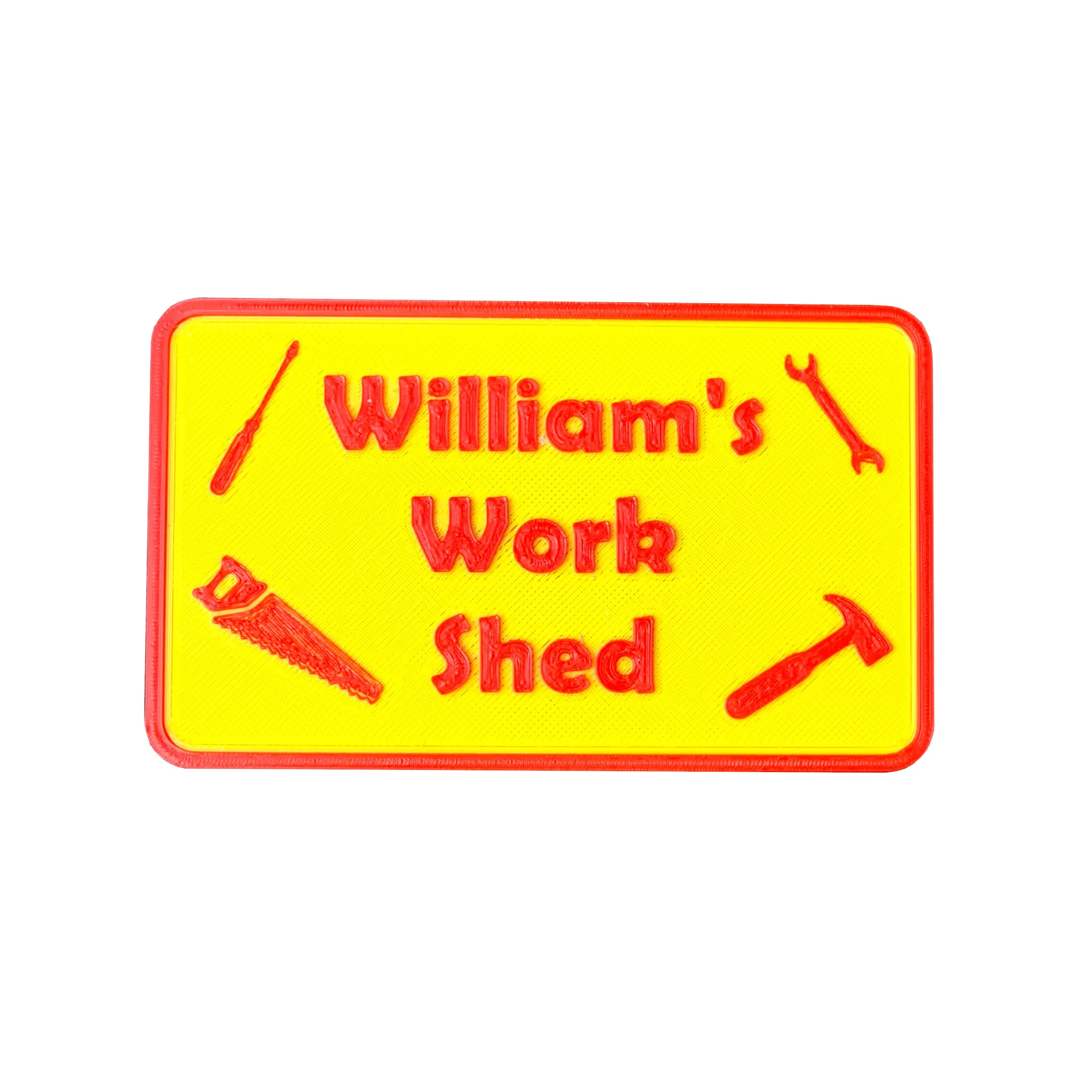 Work Shed/Workshop Sign - Door Plaque - Door Sign - DIY - Tools - Builder - Handyman