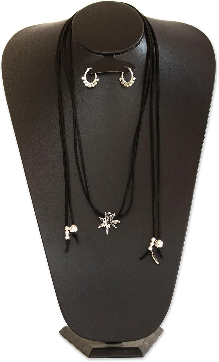 NOVICA No Stone .925 Sterling Silver Beaded Jewelry Set 'Prosperous Today'